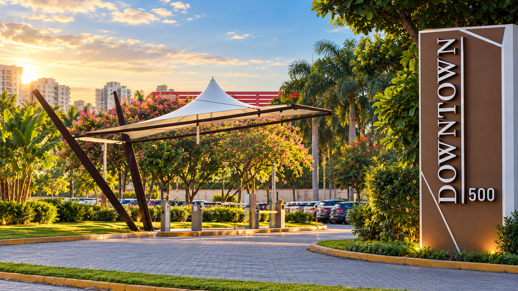 Entrada do Shopping Downtown, Av. das Américas 500